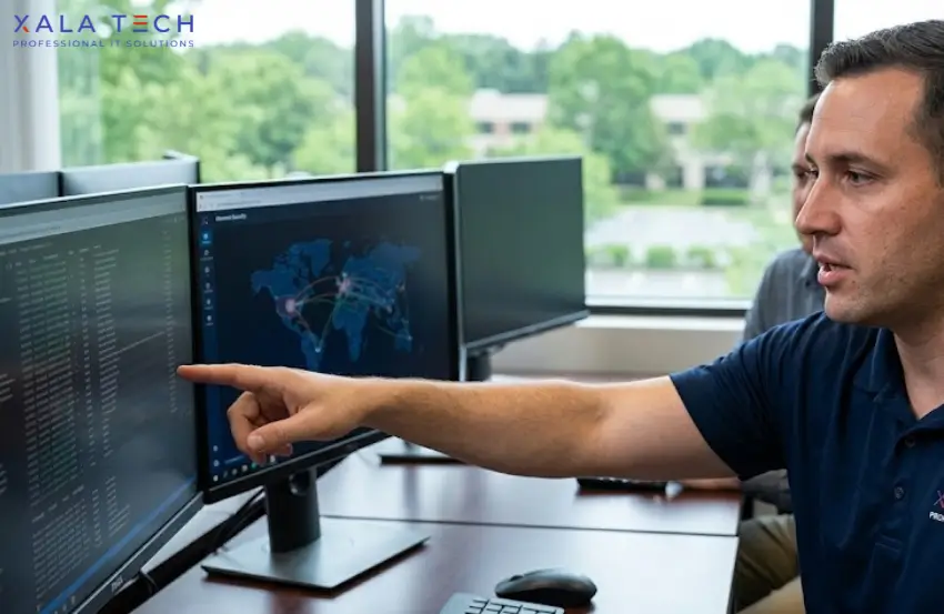 Managed Cyber Security Springfield VA monitoring and threat detection